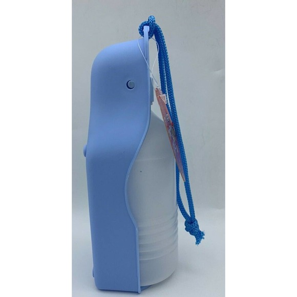 NEW Portable Pet Dog Cat Water Drinking Feeding Bottle Bowl Dish Travel 10oz - Picture 5 of 9